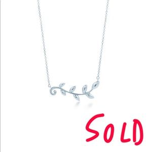 NEW Tiffany Olive LeafVine Pedant